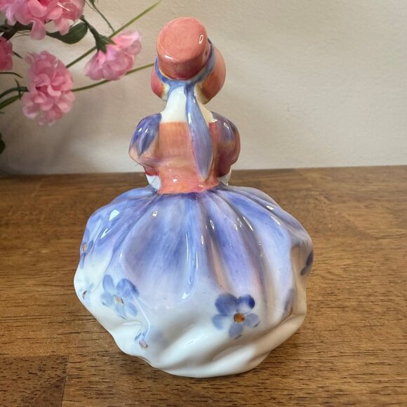 Royal Doulton Monica Figurine HN1467 Vintage Bone China Lady 1930s England - Picture 4 of 5